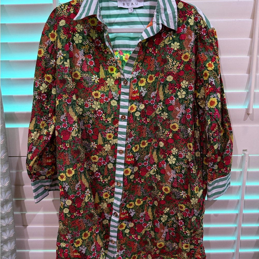 BURU Floral Print Women's Dress - Multicolor